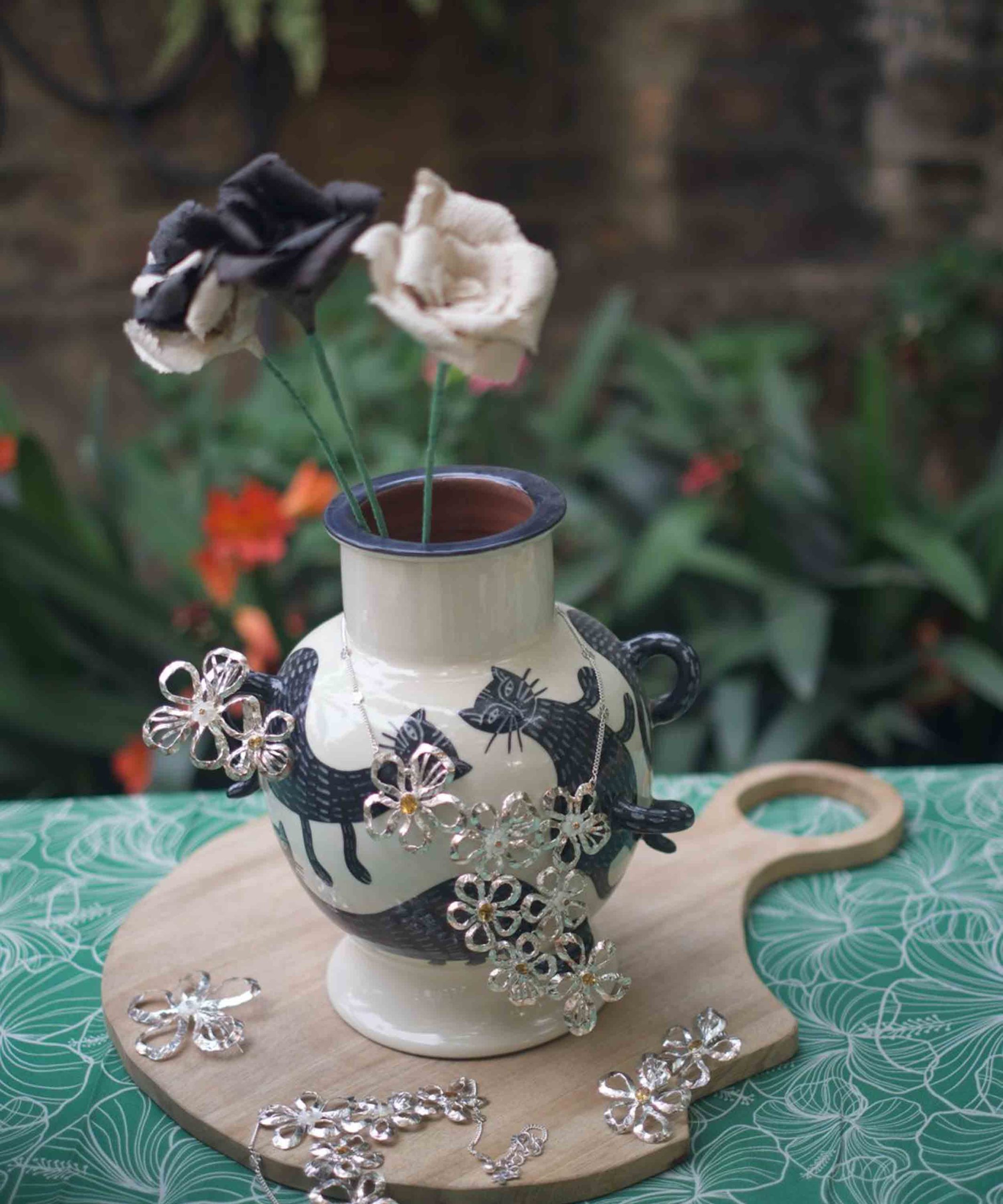 Cat Vase